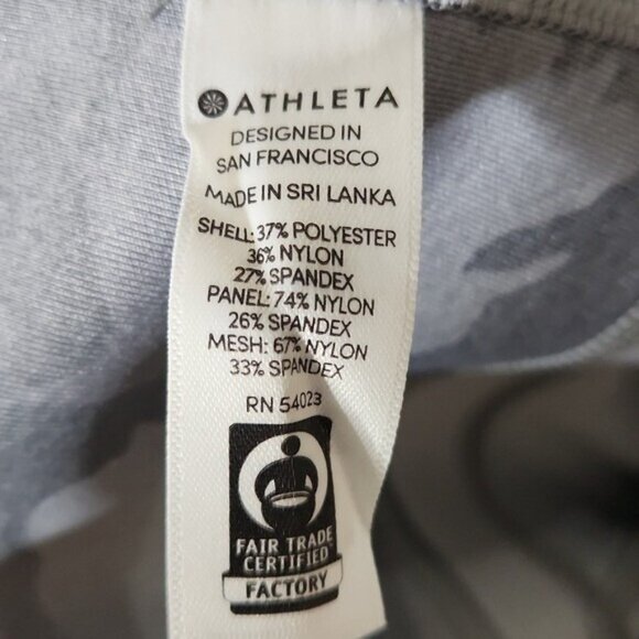 NEW Athleta All In Camo 7/8 Tight Cobblestone Grey Heather SIZE XS - Picture 12 of 14